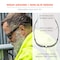 Ergodyne VALI, Safety Glasses, Anti-Fog, Indoor/Outdoor Lens, Matte Black Frame Frame, Frameless VALI-AFAS - alternate 7